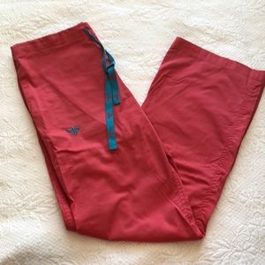 Med Couture Scrub Bottom Pants XS Salmon Color